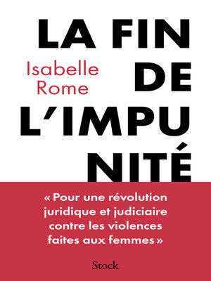 cover image of La fin de l'impunité